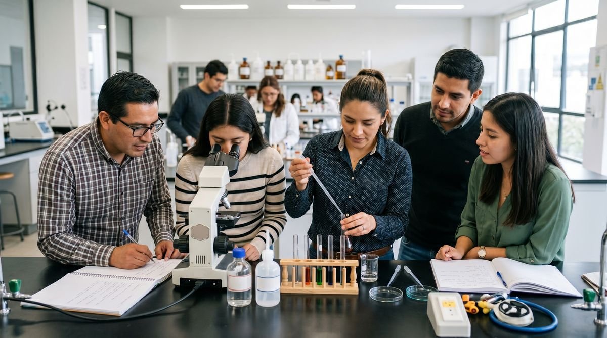 Grupo de estudiantes adultos — Bachillerato en Ciencias
